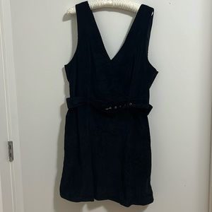 NWOT - Black Corduroy Buckle Dress size L/XL